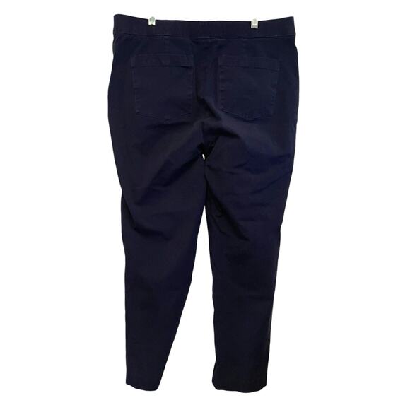 Spanx Polished Ankle Pants Size XL Slim Leg Pull On Black 4 Way Stretch Slimming - Picture 3 of 8